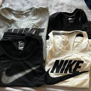 Nike Tank Tops in Black, Gray, and White (small) Tshirt & other tanks (medium)